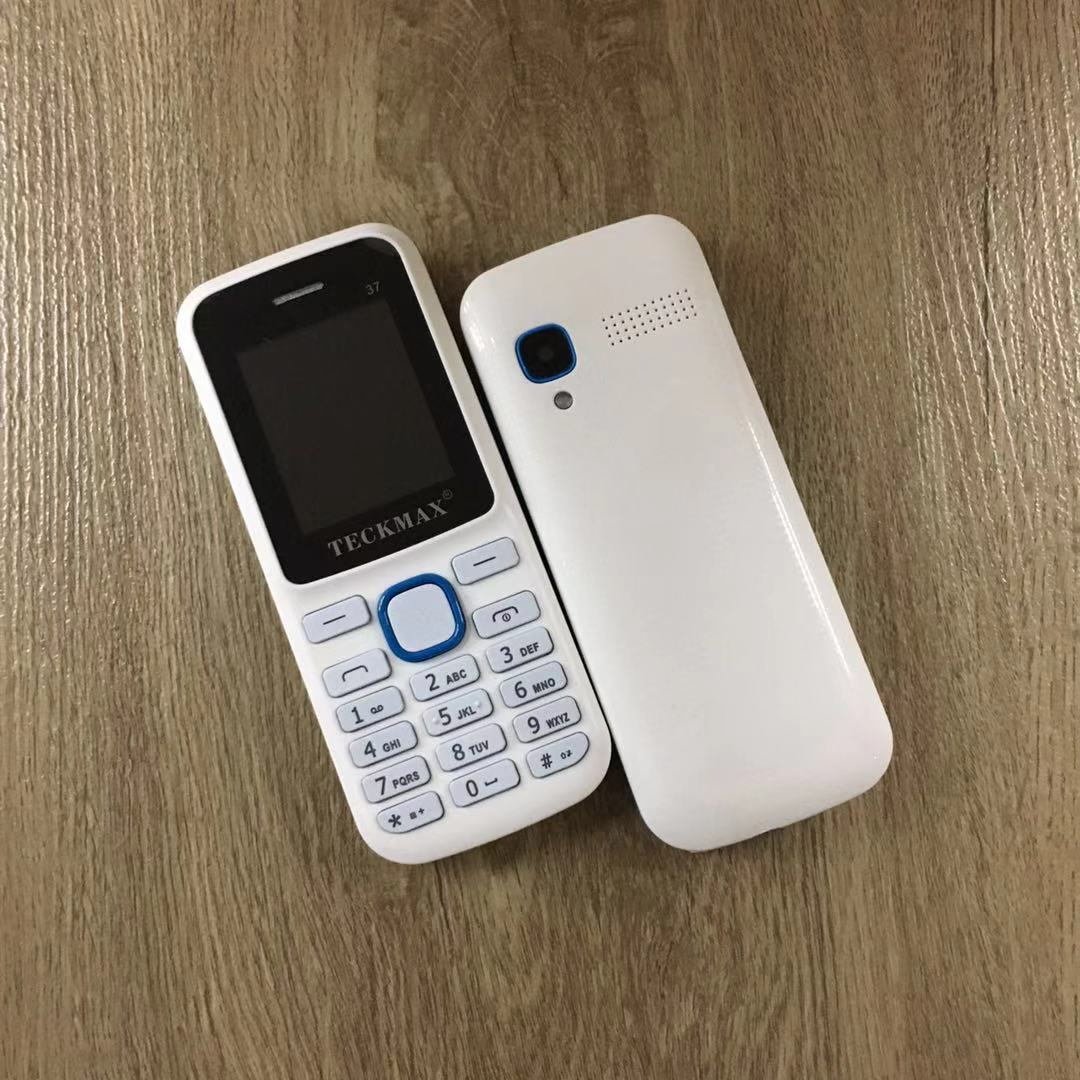 (White/Blue)OEM TECKMAX 37 Dual Sim Basic Phone 95% NEW(Ready Stock)